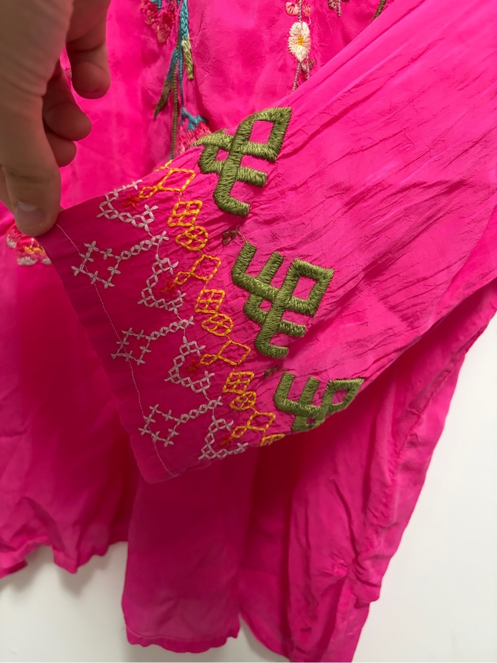 Johnny Was Gia Blouse in Paradise Pink Women’s Size XS - Picture 2 of 5